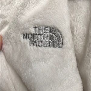 Reversible White The North Face hooded dry ride